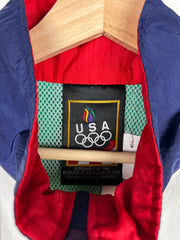 Vintage 90s USA Olympics Colour Block Windbreaker