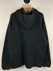 Vintage Adidas Embroidered Black Zip Up Hoodie