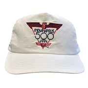 Vintage 90s Indianapolis 500 Players White Snapback Hat