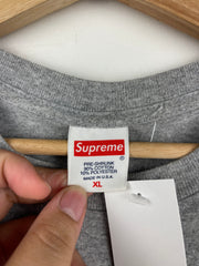 Supreme FW19 New Sh*t Heather Grey Tee