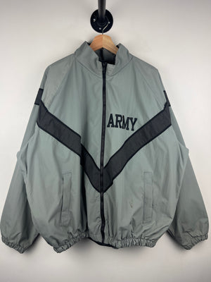 Vintage US Army Reflective Grey Windbreaker