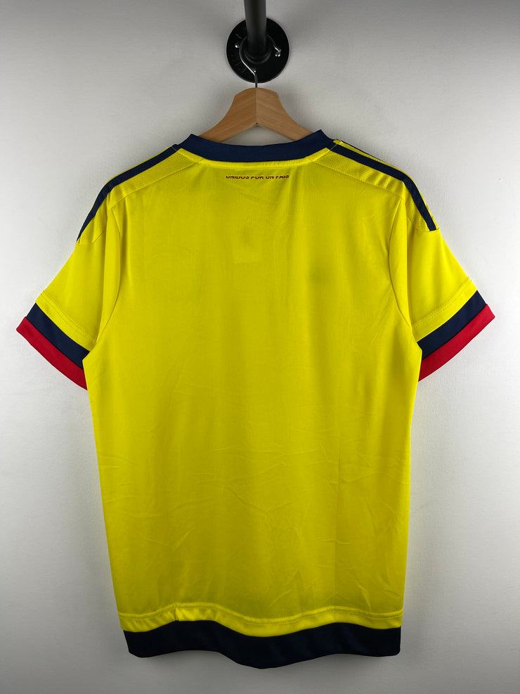 Adidas 2015 Columbia Home Yellow Soccer Jersey