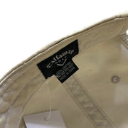 Vintage Callaway Golf Beige Strapback Hat