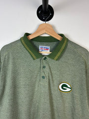 Vintage 90s NFL Starter Green Bay Packers Green Polo Shirt