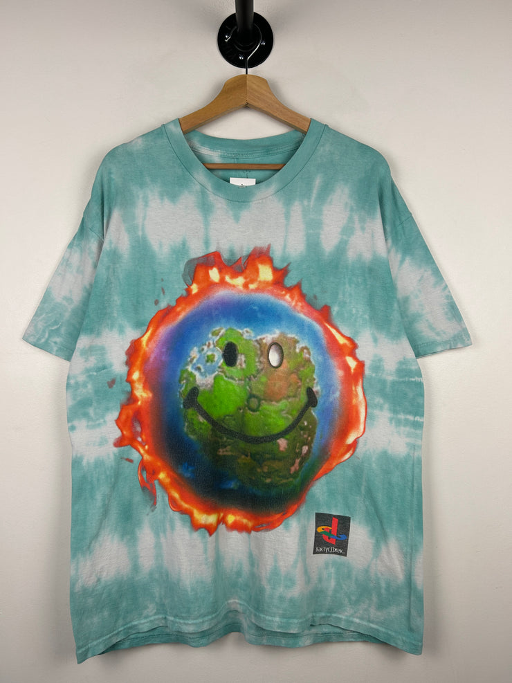 Travis Scott The Scotts World Tour Blue Tie Dye Tee