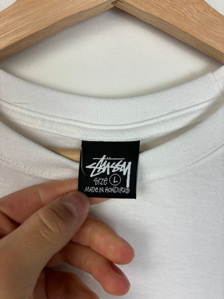 Stussy Mosaic White Tee