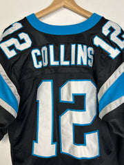 Vintage 90's Nike Carolina Panthers Kerry Collins Black Football Jersey