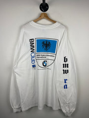 Vintage 90s BMW Club Riders Association White Long Sleeve
