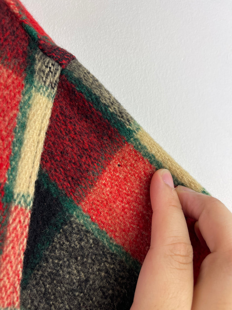 Vintage 50s Woolrich Buffalo Plaid Wool Harrington Hunting True Vintage Jacket