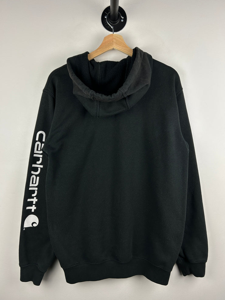 Vintage Carhartt Spellout Black Hoodie