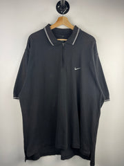 Vintage Nike Golf Tiger Woods Black Polo Shirt