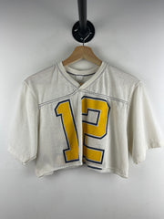 Vintage Women's True Vintage White Cropped Football Jersey
