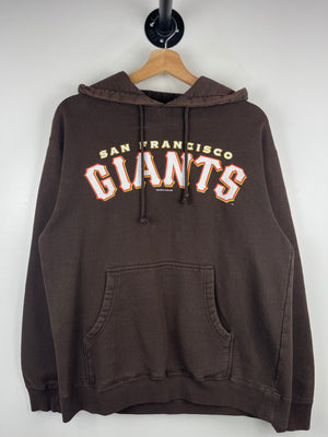 Vintage 2006 MLB Majestic San Francisco Giants Brown Hoodie