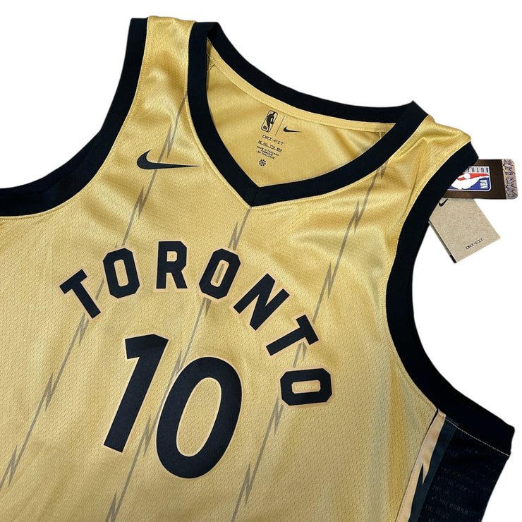 OVO NBA Toronto Raptors City Edition West End Gold Basketball Jersey