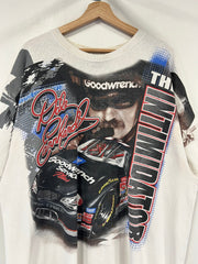 Vintage Nascar Dale Earnhardt The Intimidator AOP White Tee