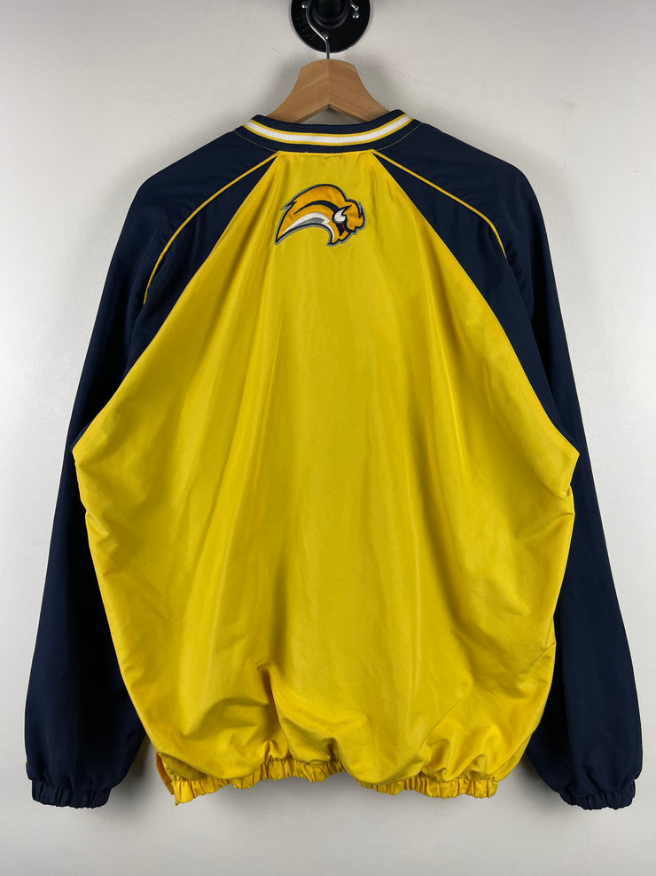 Vintage NFL Buffalo Sabres Navy & Yellow Pullover Windbreaker