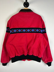 Vintage 90's Carhartt Santa Fe Aztec Red Jacket