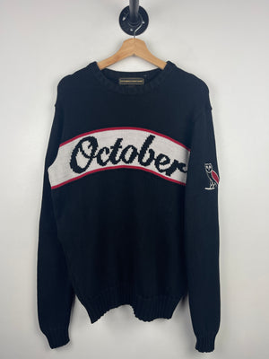 OVO October Knit Black Sweater