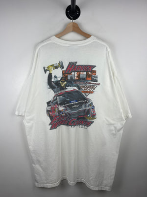 Vintage Nascar Chase Kevin Harvick Goodwrench Brick Yard 400 White Tee
