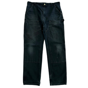 Vintage Carhartt Double Knee Faded Black Work Pants