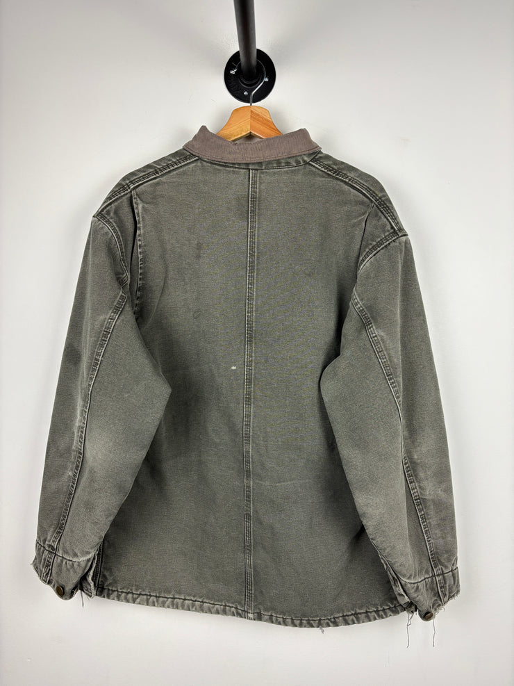 Vintage Carhartt Chore Moss Green Blanket Lined Jacket
