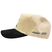 Studio 1999 LA Black & Cream Suede Snapback Hat