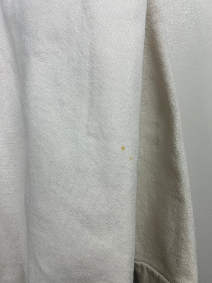 Vintage 90s Wildlife Lion Tiger Cheetah White Crewneck