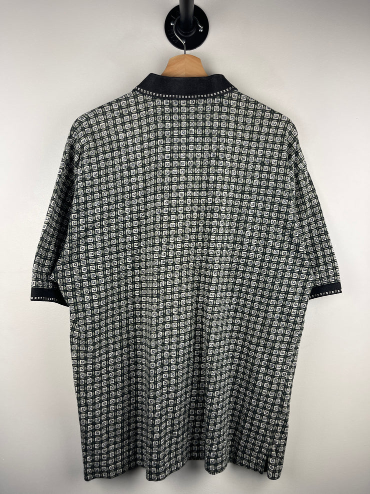 Vintage 90s Izod Golf Abstract Polo Shirt