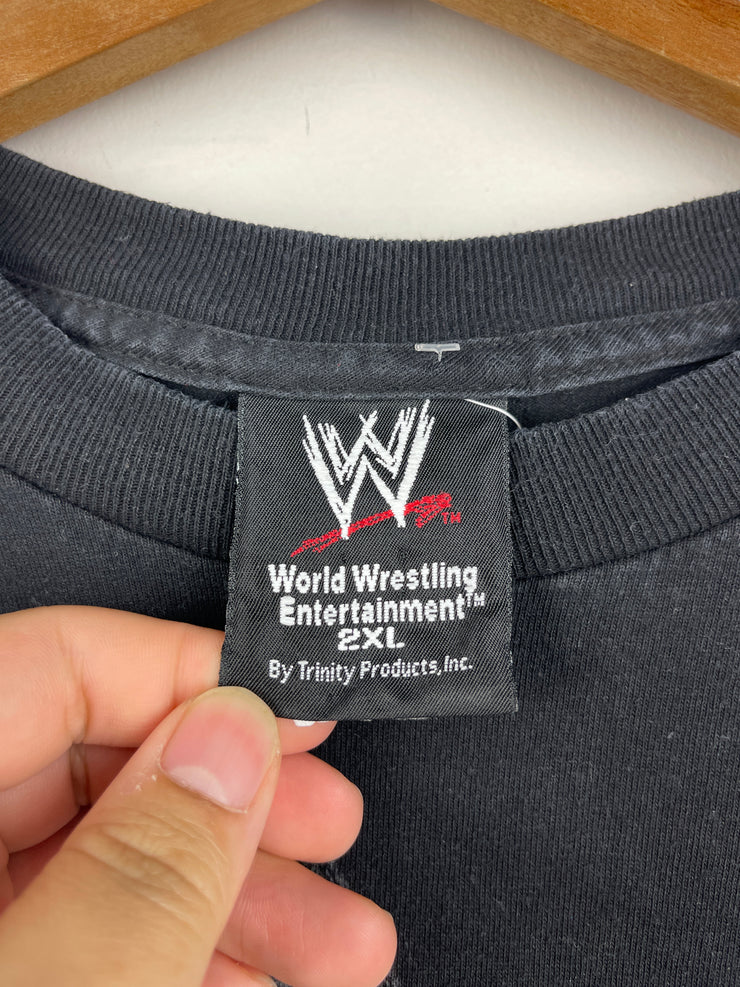 Vintage 2002 WWE Rated R Superstar Black Tee