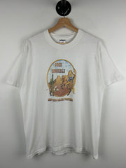 Vintage Good Cowgirls Keep Their Calves Together White Tee