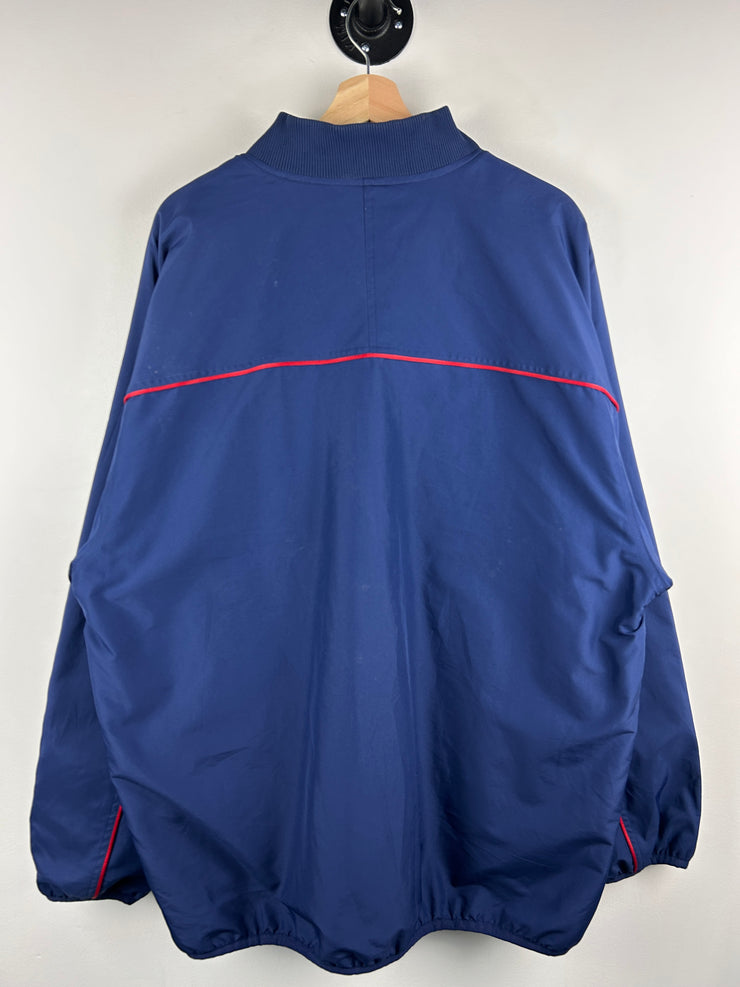 Vintage Nike USA Hockey Navy & Red Fleece Reversible Jacket