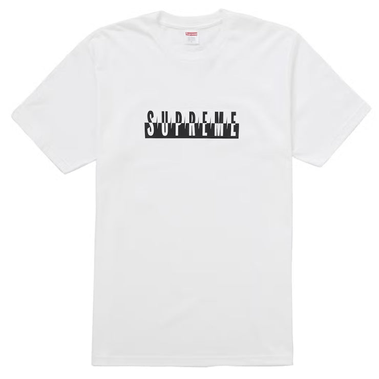 Supreme FW25 Split Logo White Tee
