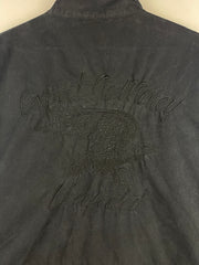 Undefeated Expect No Mercy Embroidered Black Work Jacket