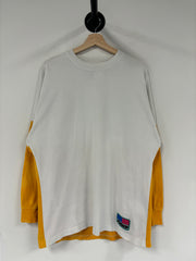 Palace SS18 Splitter Yellow & White Long Sleeve