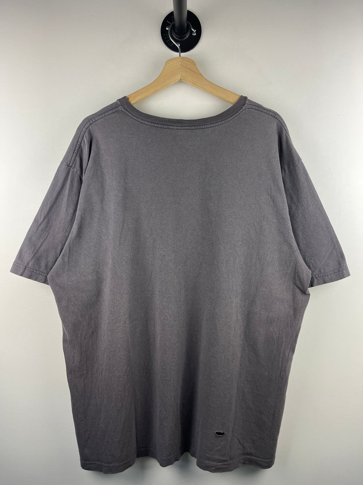 Vintage Nautica Competition Spellout Faded Grey Tee