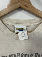 Vintage 90's Universal Studios Jurassic Park Cream Tee