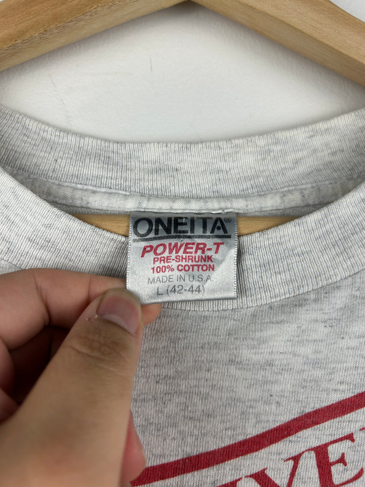Vintage 90s Indiana Hoosiers Basketball Grey Tee