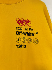 Off White Y013 Yellow Crewneck