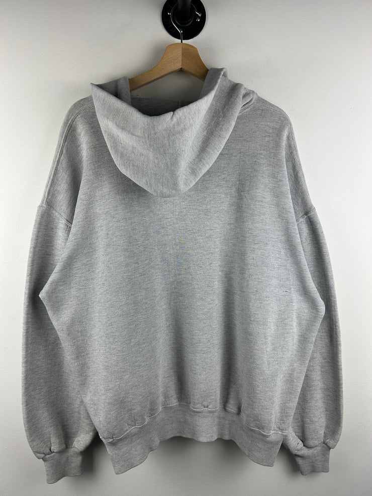 Vintage 90s Russell Athletic Michigan Arc Logo Grey Hoodie