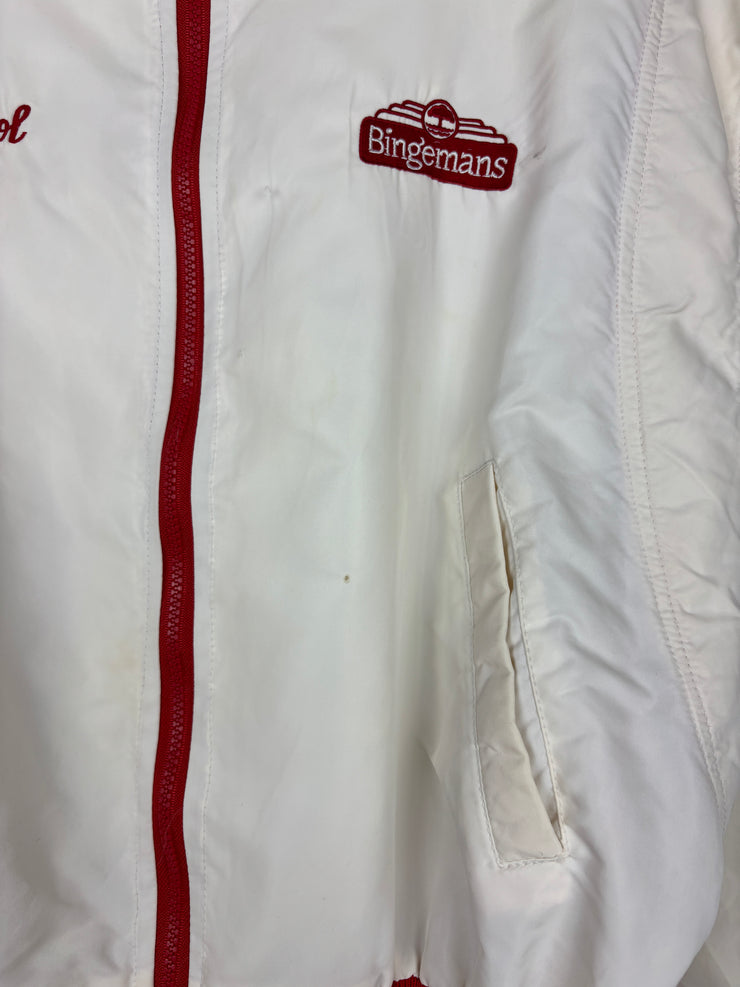 Vintage 80s Bingemans Kitchener Lifeguard White & Red Jacket
