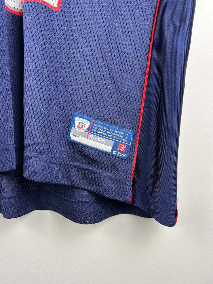Vintage NFL New England Patriots Brady Navy Football Jersey