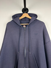 Vintage 90s USA Olympics Faded Navy Zip Up Hoodie
