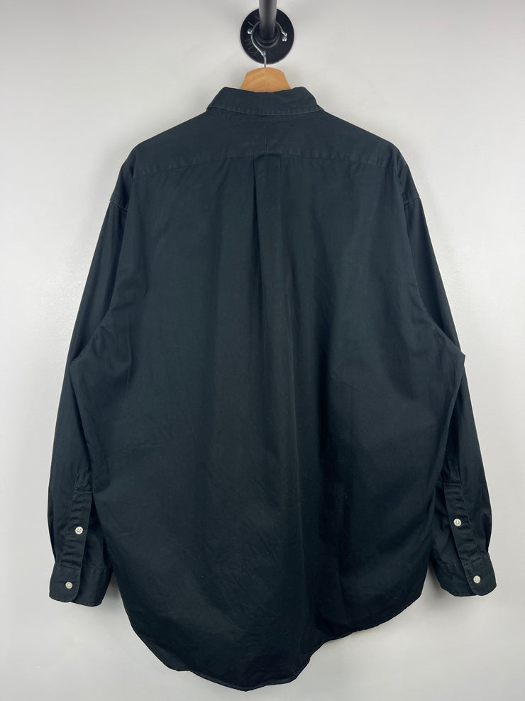 Vintage 90s Polo Ralph Lauren Blake Black Button Up Long Sleeve