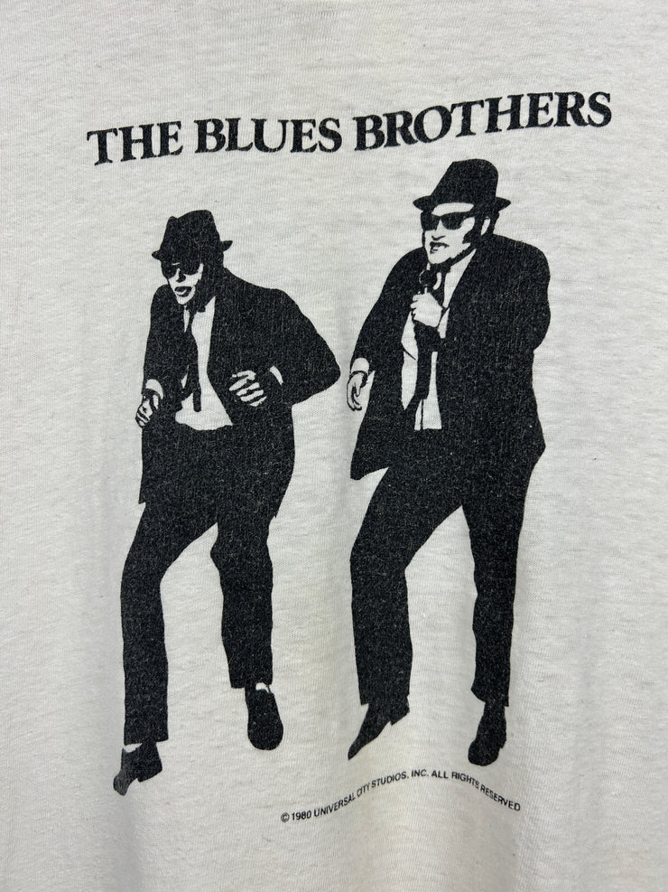 Vintage 80s The Blues Brothers White Tee