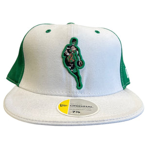 Vintage NBA New Era Boston Celtics Pin Wheel Fitted Hat