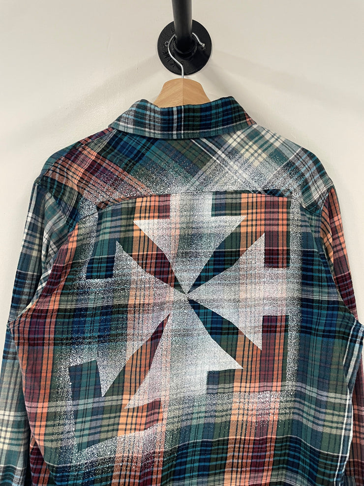 Off White Arrows Multi Colour Flannel