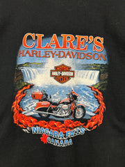 Vintage Harley Davidson Niagara Falls Black Tee