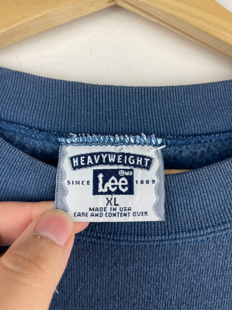Vintage 90s Lee Golf Embroidered Navy Crewneck