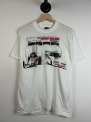 Vintage 90's The Drag Racing School White Tee