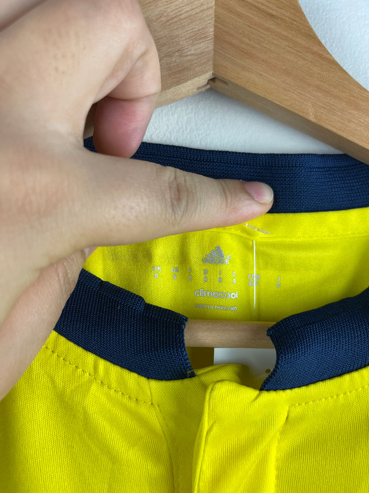 Adidas 2015 Columbia Home Yellow Soccer Jersey